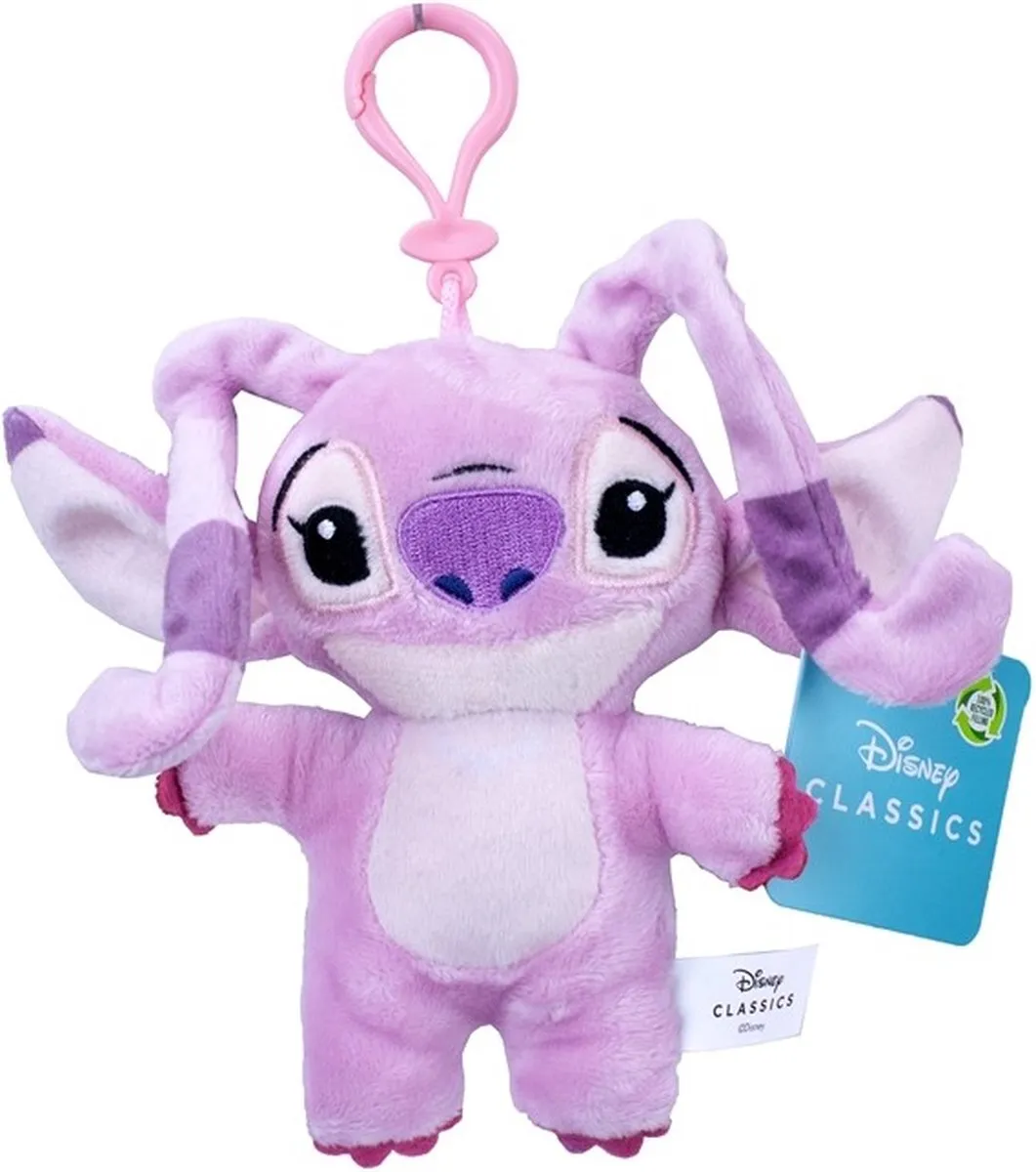 Disney Lilo & Stitch Pluche Bagclip Sleutelhanger 14cm