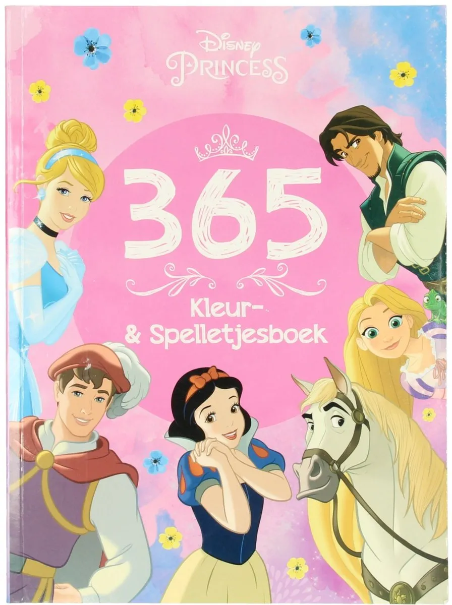Disney Prinses 365 Kleur & Spelletjesboek