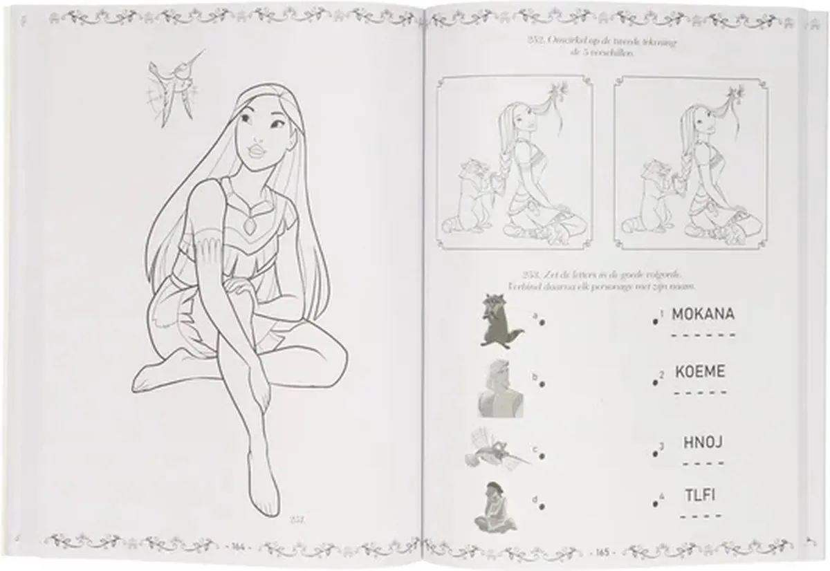 Disney Prinses 365 Kleur & Spelletjesboek - Multicolor