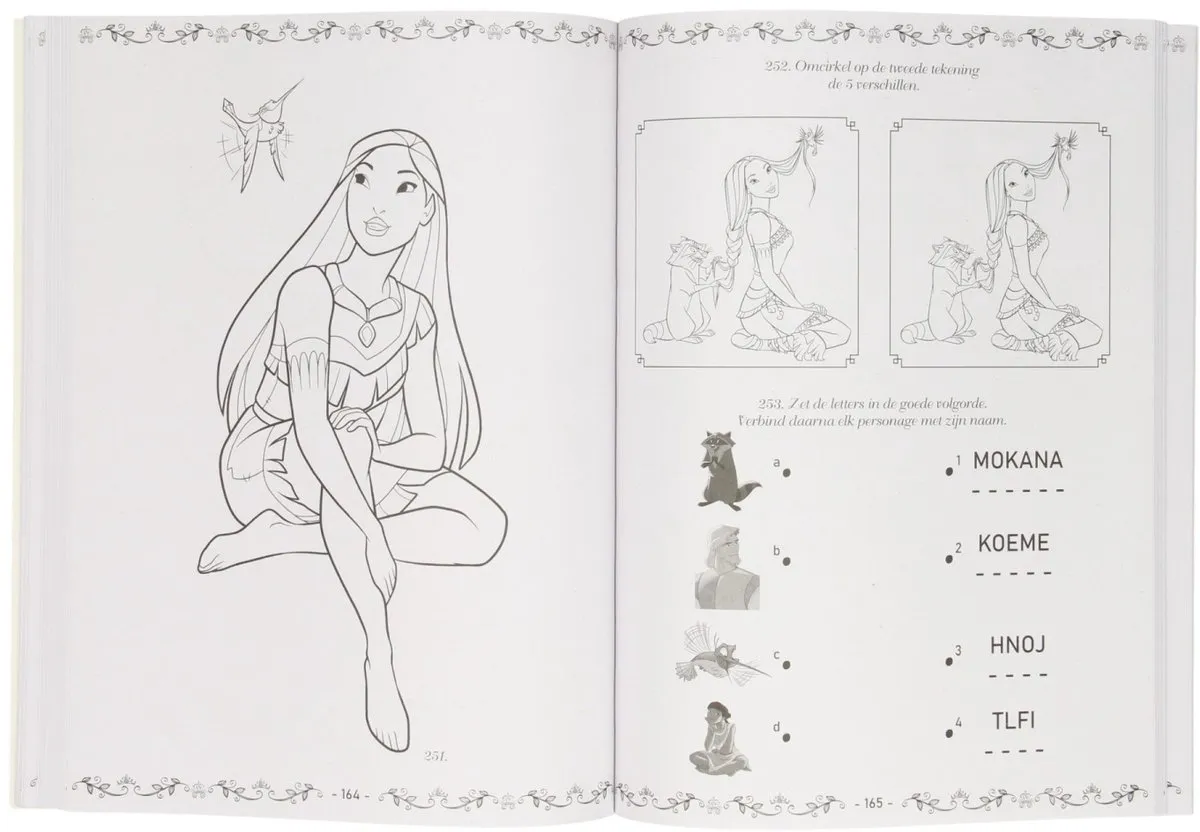 Disney Prinses 365 Kleur & Spelletjesboek - Multicolor