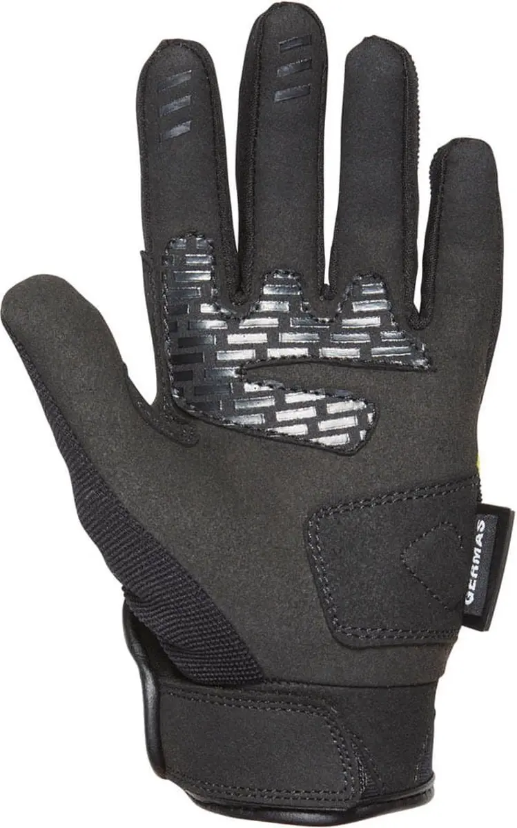 Gms Jet-city Handschoenen L - Zwart/Geel