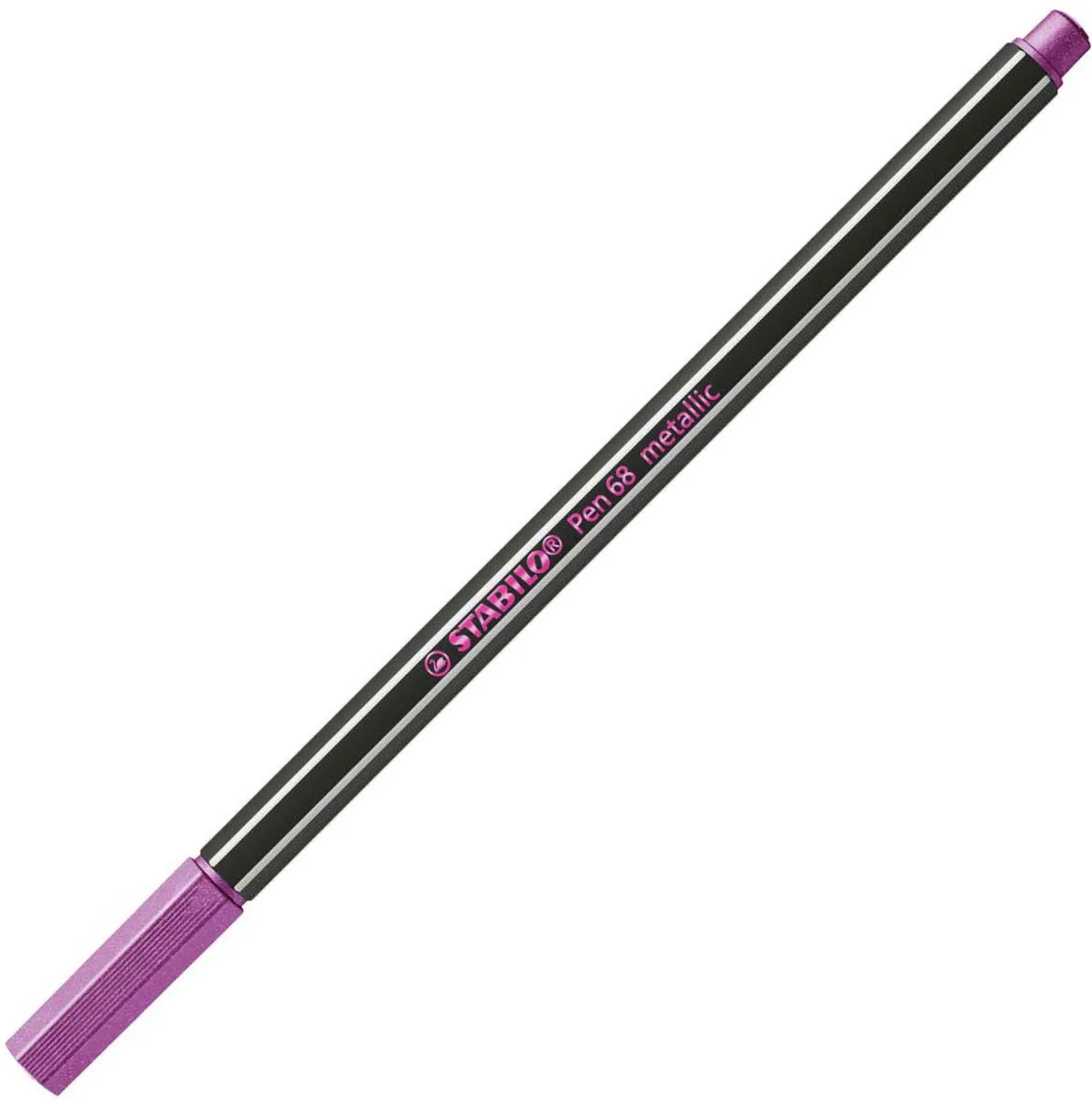STABILO Pen 68 Metallic Viltstift - Roze