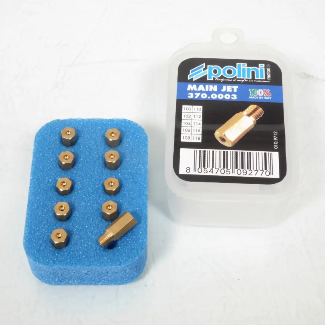 Gicleur de carburateur Polini pour Auto principal 100-102-104-106-108-110-112-11