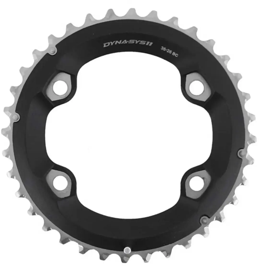Shimano Xt 2x11s Kettingblad Zilver 26t