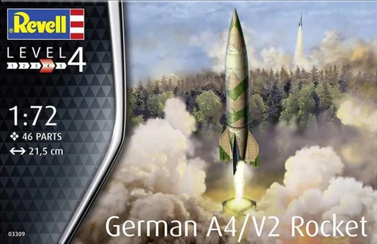 Revell 03309 German A4/V2 Rocket Modelbouwpakket - 1:72 - Ruimtevaart