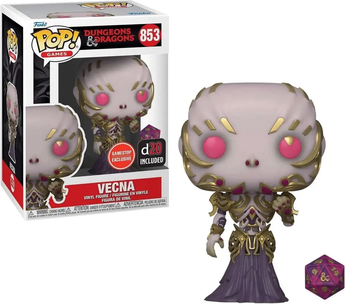 Funko Pop! Games Dungeons & Dragons Vecna Metallic #853