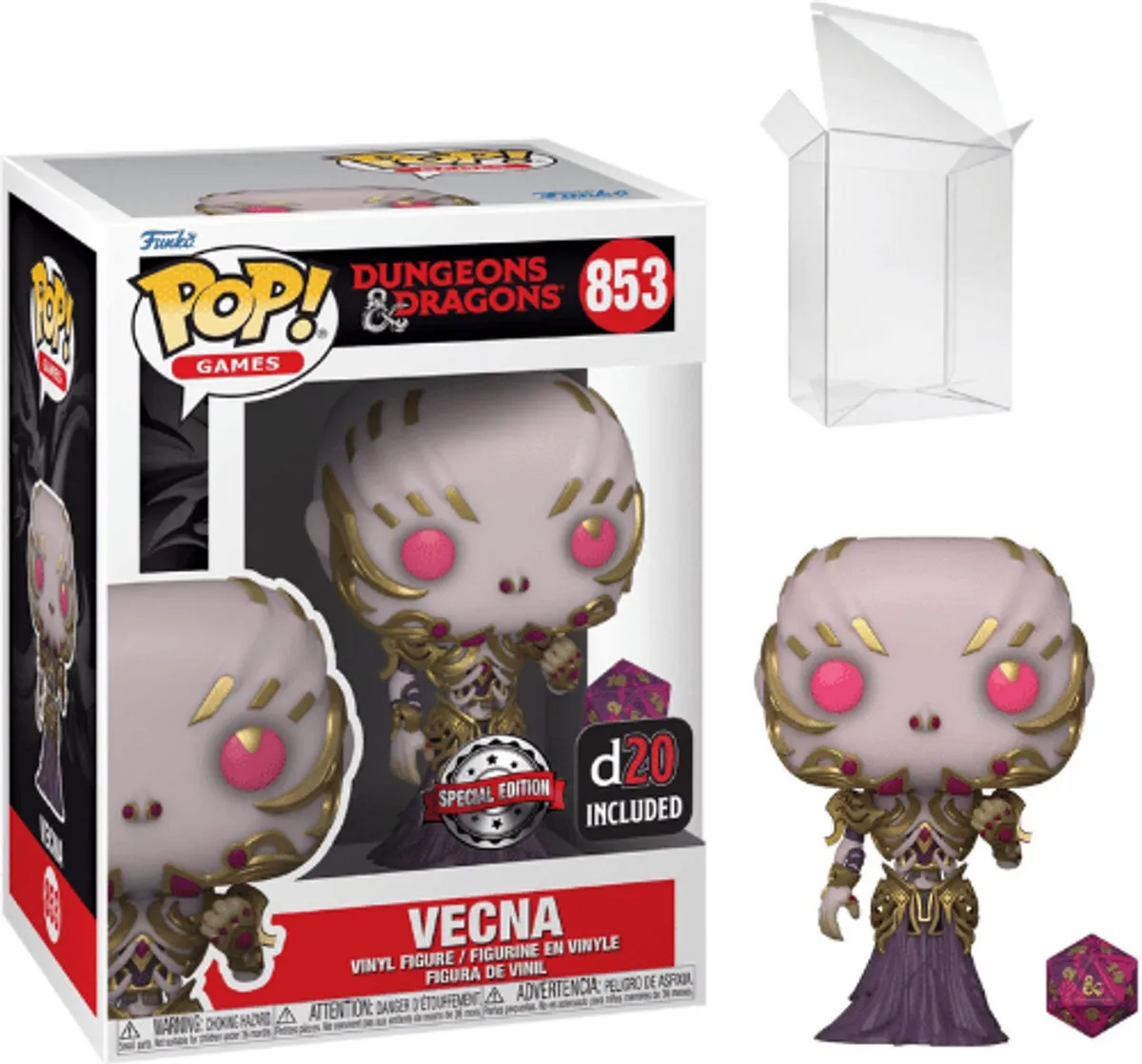 Funko Pop! Games Dungeons & Dragons Vecna Metallic #853 - afbeelding 6 van 6