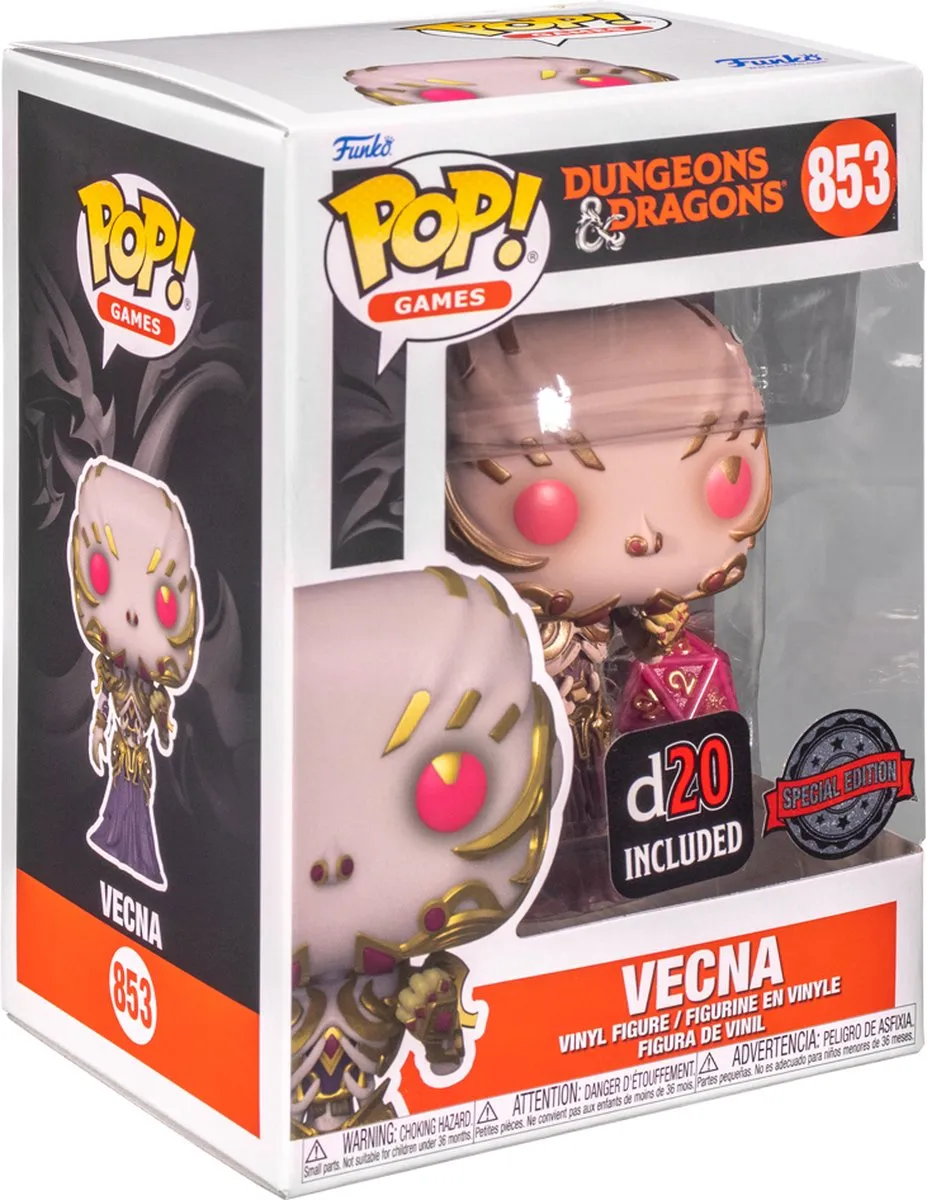 Funko Pop! Games Dungeons & Dragons Vecna Metallic #853