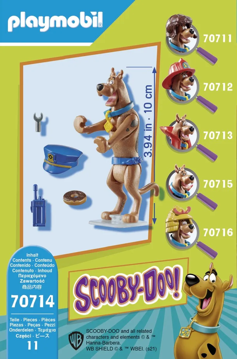 Playmobil Scooby-Doo! Verzamelfiguur Politie 70714 - Multicolor