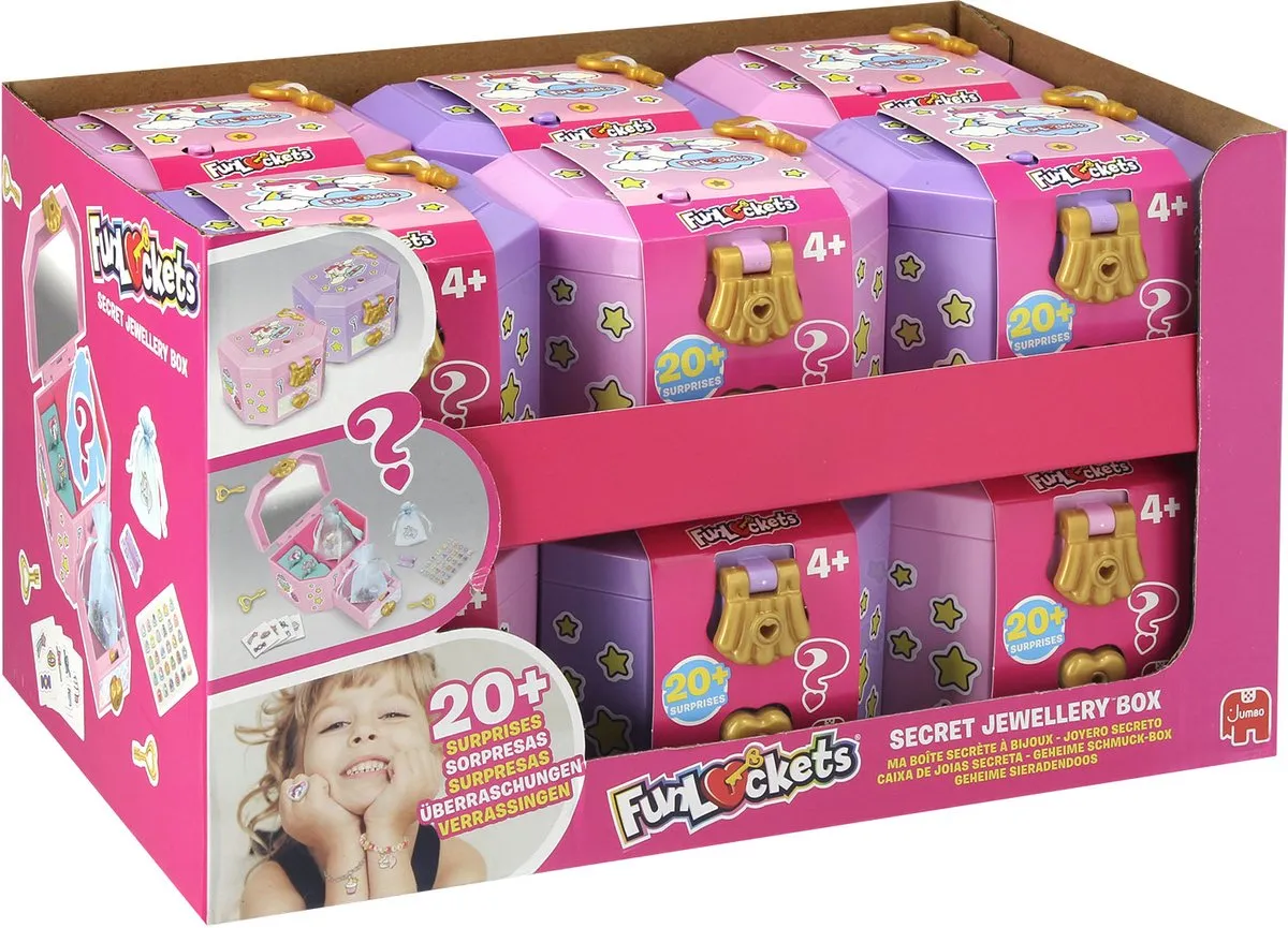Jumbo FunLockets Geheime Sieradendoos - Meisjes 4+ - 20+ Verrassingen - afbeelding 6 van 6