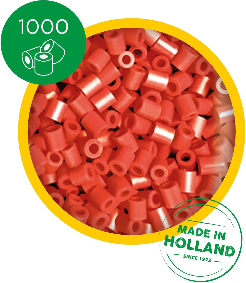 SES Creative Beedz Strijkkralen 1000 Stuks - Rood