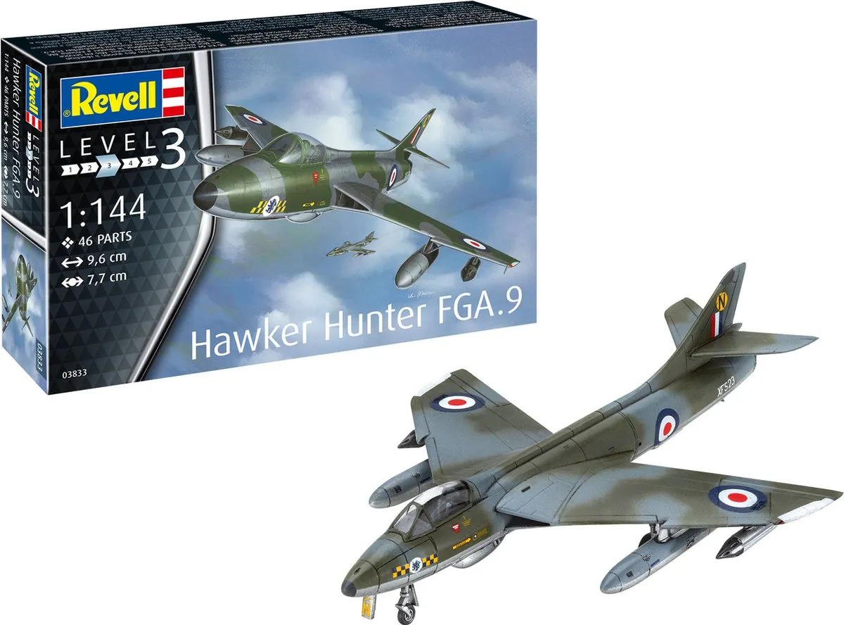 Revell Hawker Hunter FGA.9 Modelbouwpakket 1:144
