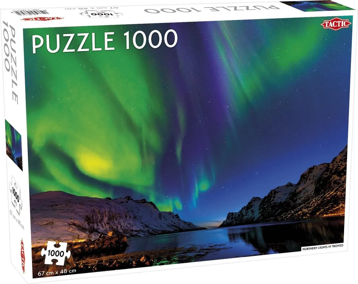 Tactic Northern Lights in Tromso Puzzel 1000 Stuks