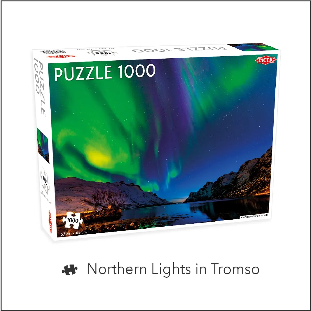 Tactic Northern Lights in Tromso Puzzel 1000 Stuks