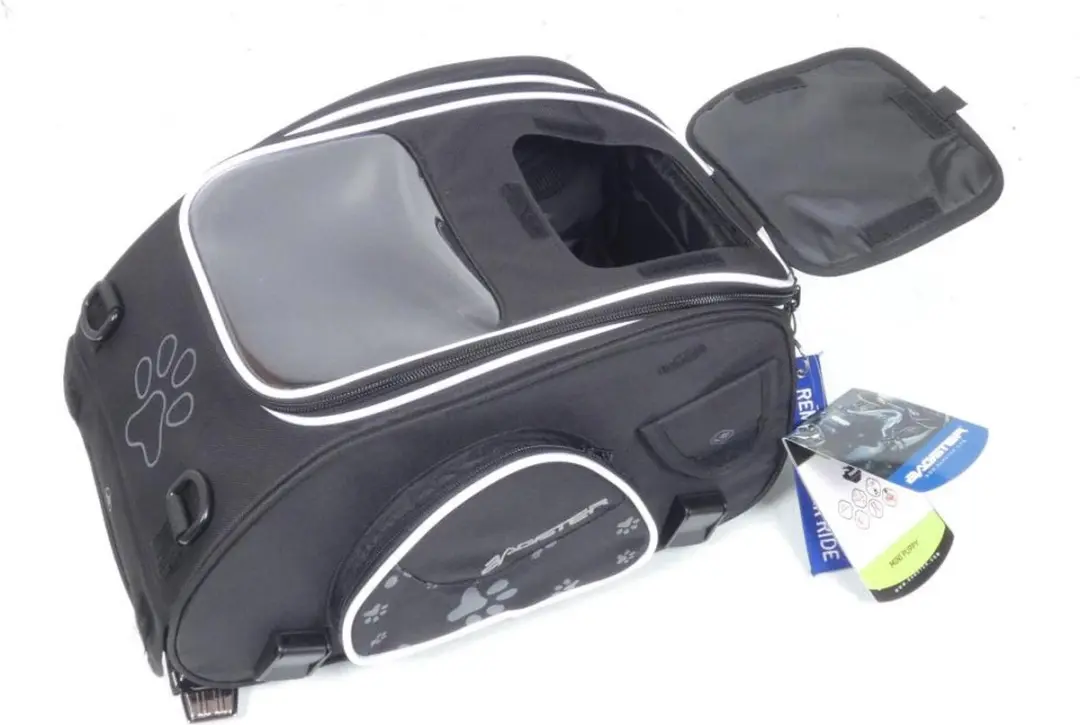 Bagster Puppy Small Transporttas Motor 20L - Zwart/Grijs
