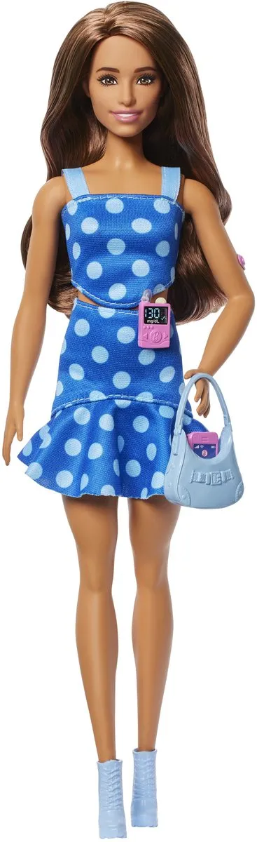 Barbie Fashionista Pop Type 1 Diabetes - Blauw Polkadot