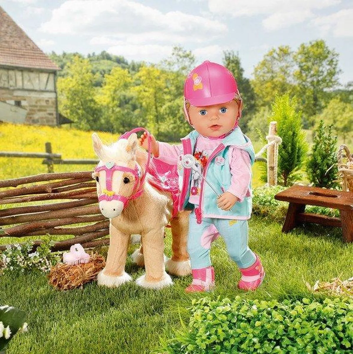 Baby Born Deluxe Riding Outfit 43cm - Multicolor