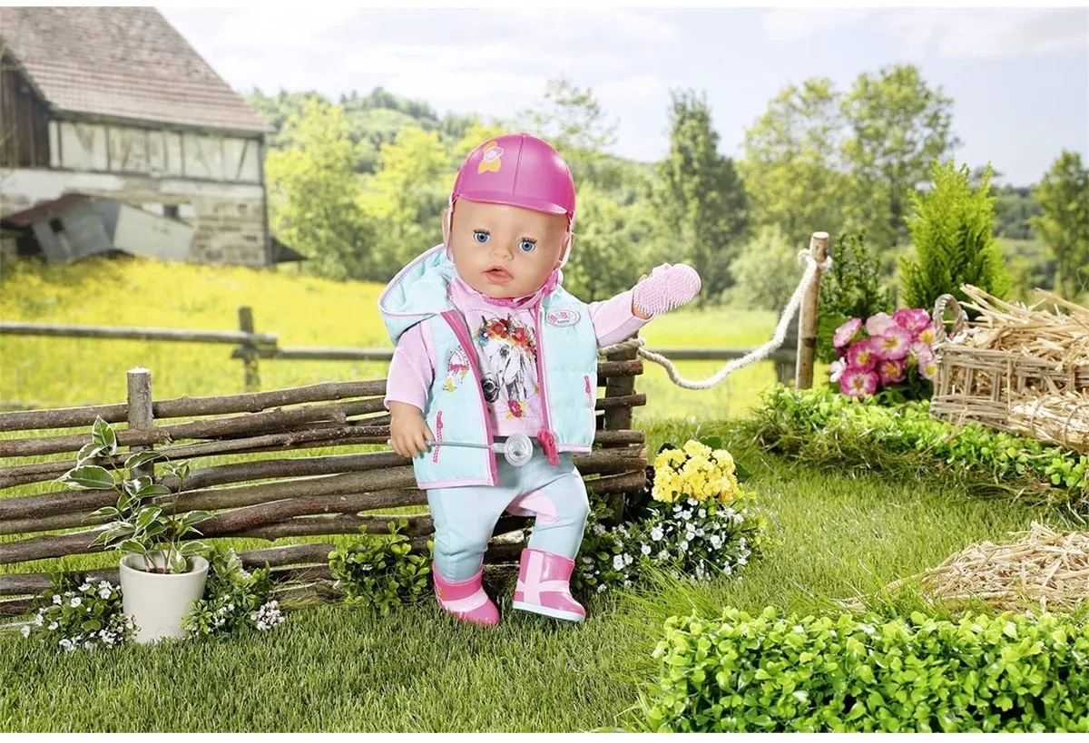 Baby Born Deluxe Riding Outfit 43cm - Multicolor