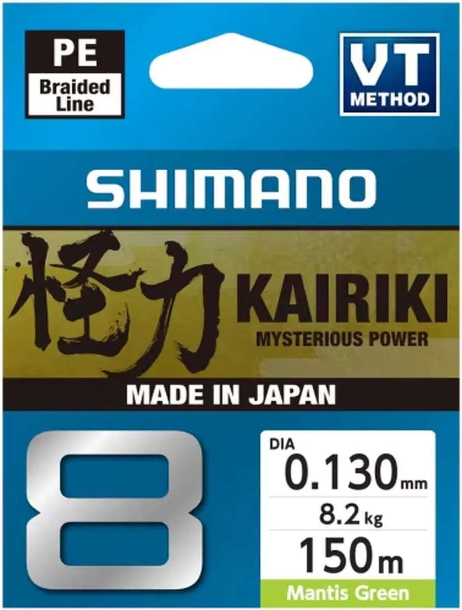 Shimano Kairiki 8 Mantis Green - 150m - 0.31mm