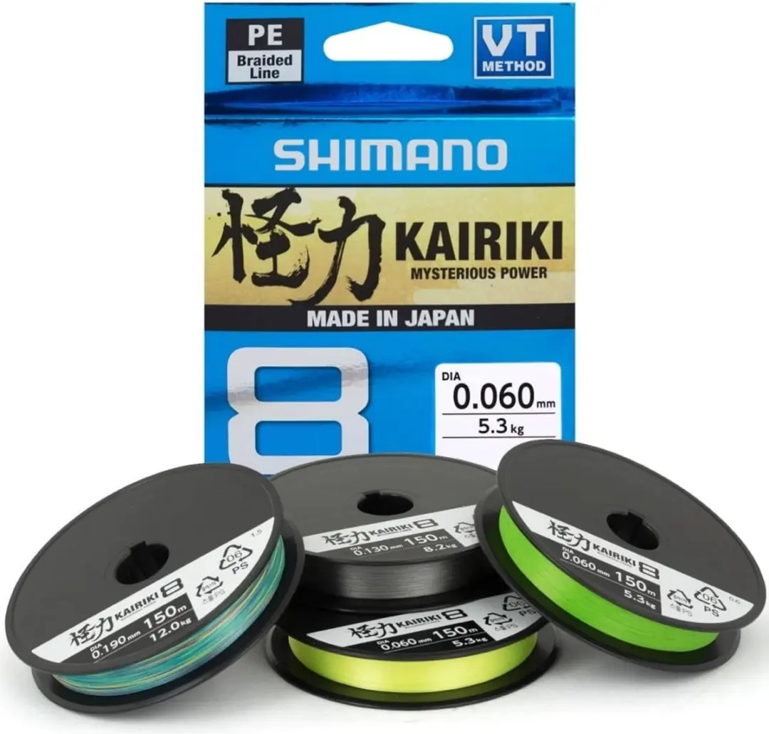 Shimano Kairiki 8 Mantis Green - 150m - 0.31mm