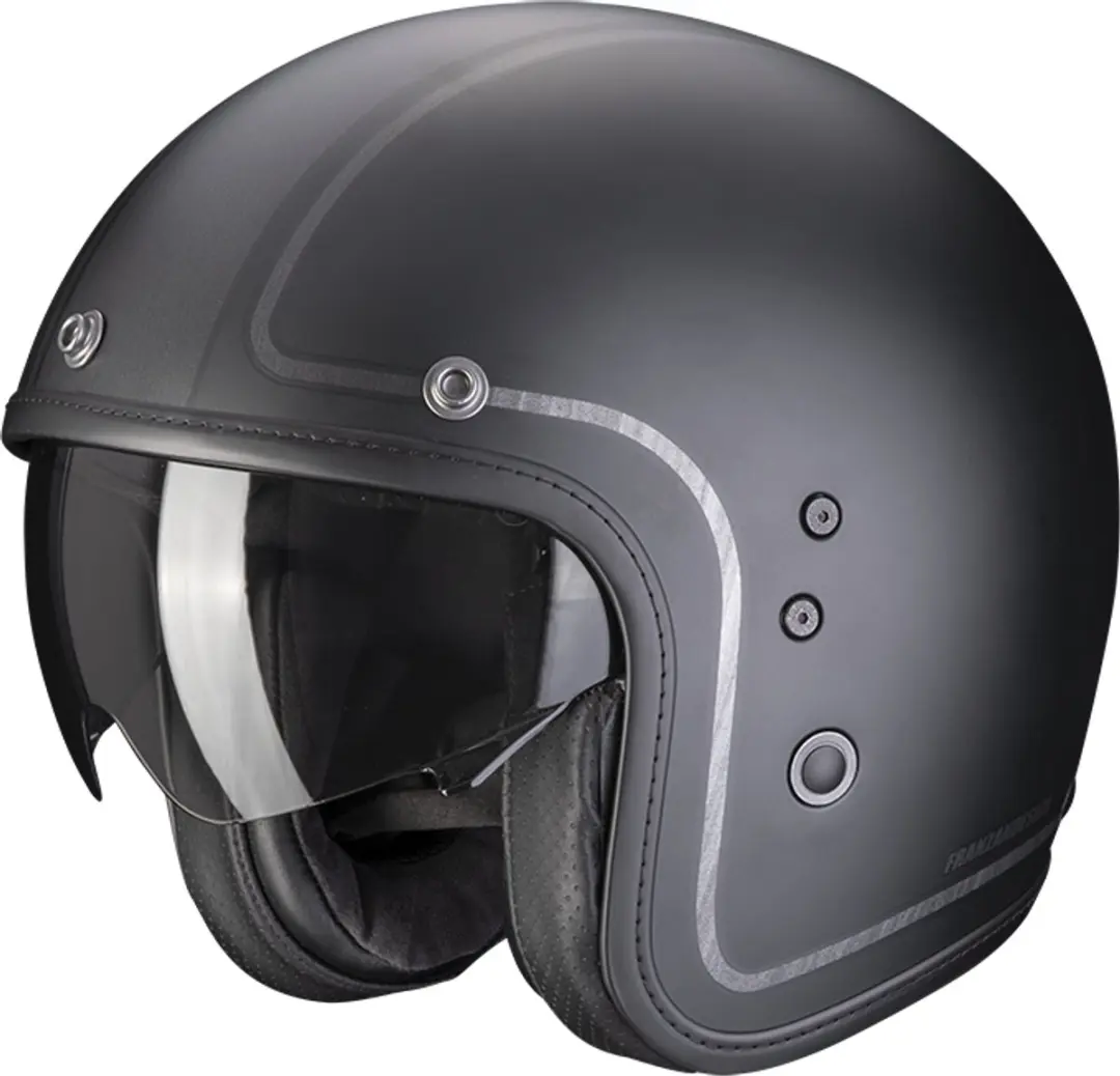 Scorpion Belfast Evo Retrol Matt Black-Silver S