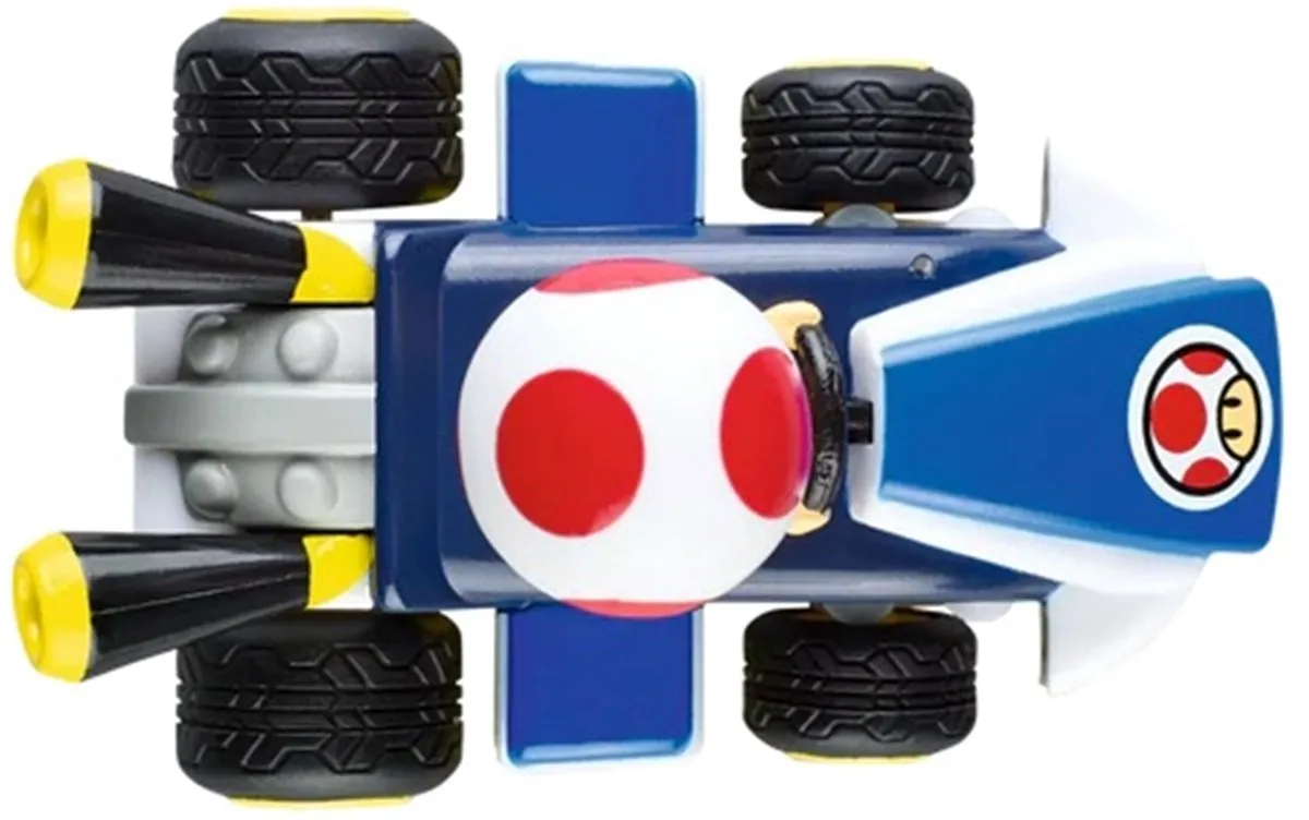 Carrera RC Auto Mini Mario Kart Toad CAR370430035 - 6,2cm - afbeelding 6 van 6