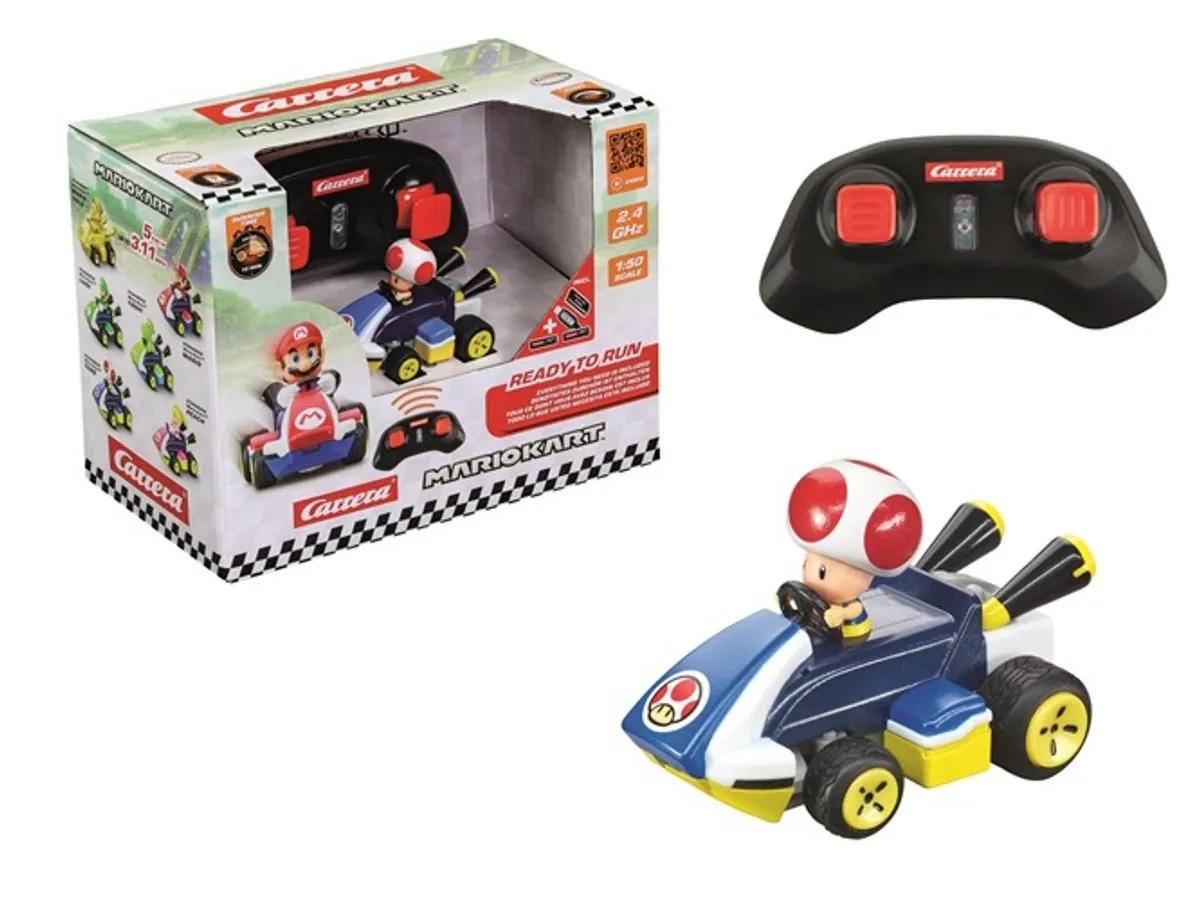 Carrera RC Auto Mini Mario Kart Toad CAR370430035 - 6,2cm