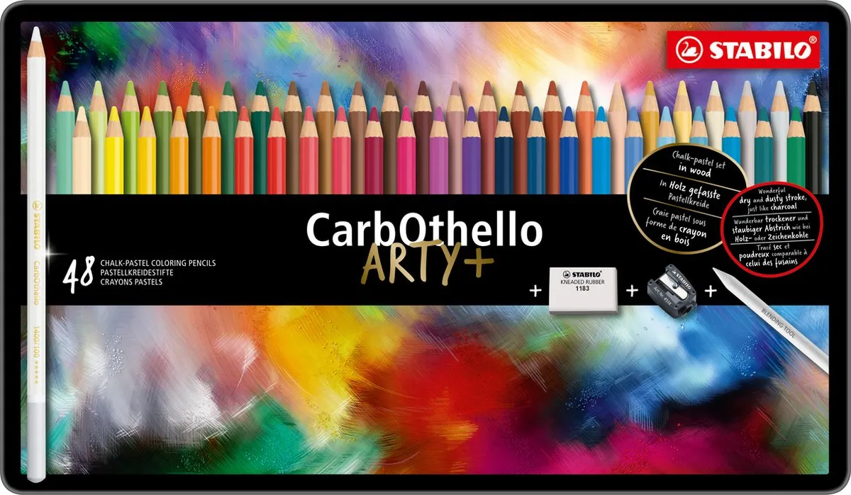 STABILO CarbOthello Kalkpastel Kleurpotloden 48 Stuks