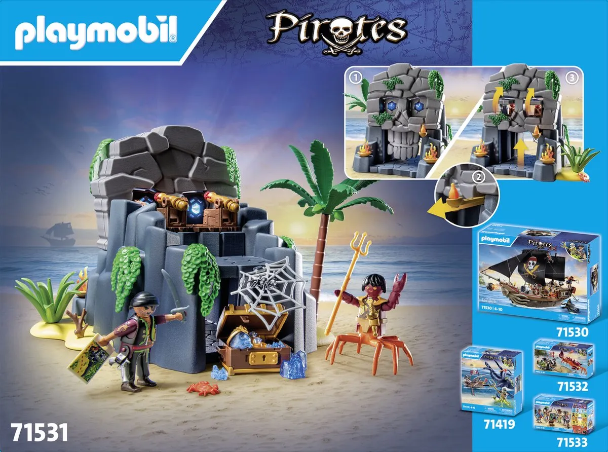 Playmobil Pirates Doodshoofdeiland 71531 - afbeelding 6 van 6