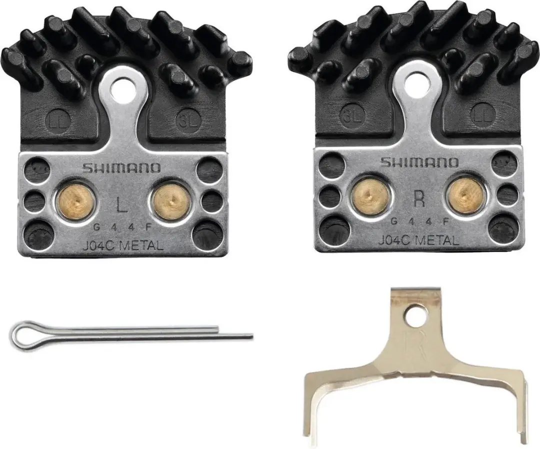 Schijfremblokset Shimano XTR / XT/ SLX / Alfine J04C Metal met koelvinnen