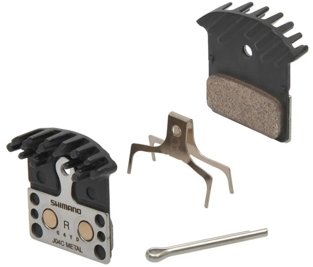 Shimano J04C Metal Schijfremblokset - Zwart/Zilver - afbeelding 6 van 6