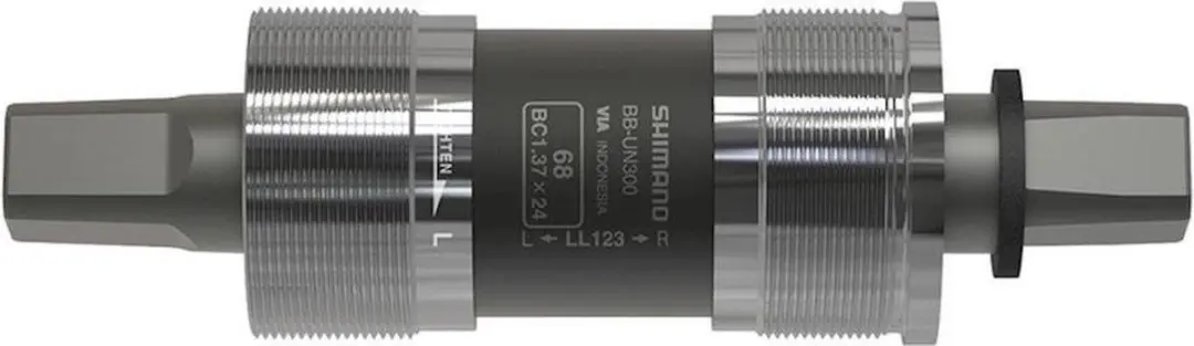 Shimano BB-UN300 Vierkante Trapas 68mm/110mm - Zwart/Zilver