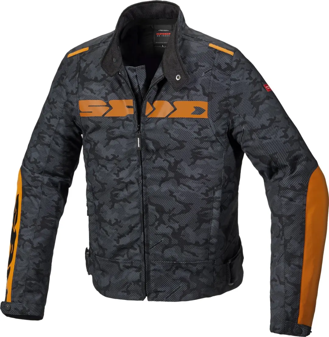 Spidi Solar H2Out Jas Zwart Camouflage