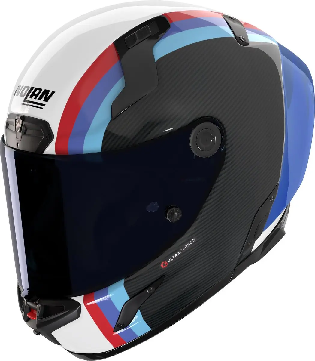 Nolan X-804 RS Ultra Carbon Helm - XS - Zwart/blauw/wit - afbeelding 6 van 6