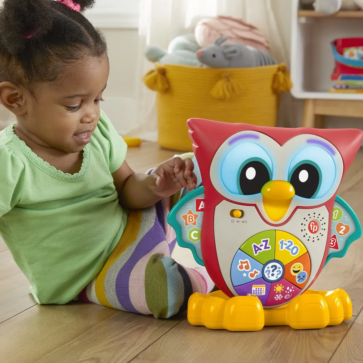 Fisher-Price Linkimals Wijze Ogen Uil MPN 406-9152 - Educatief Speelgoed - Multicolor