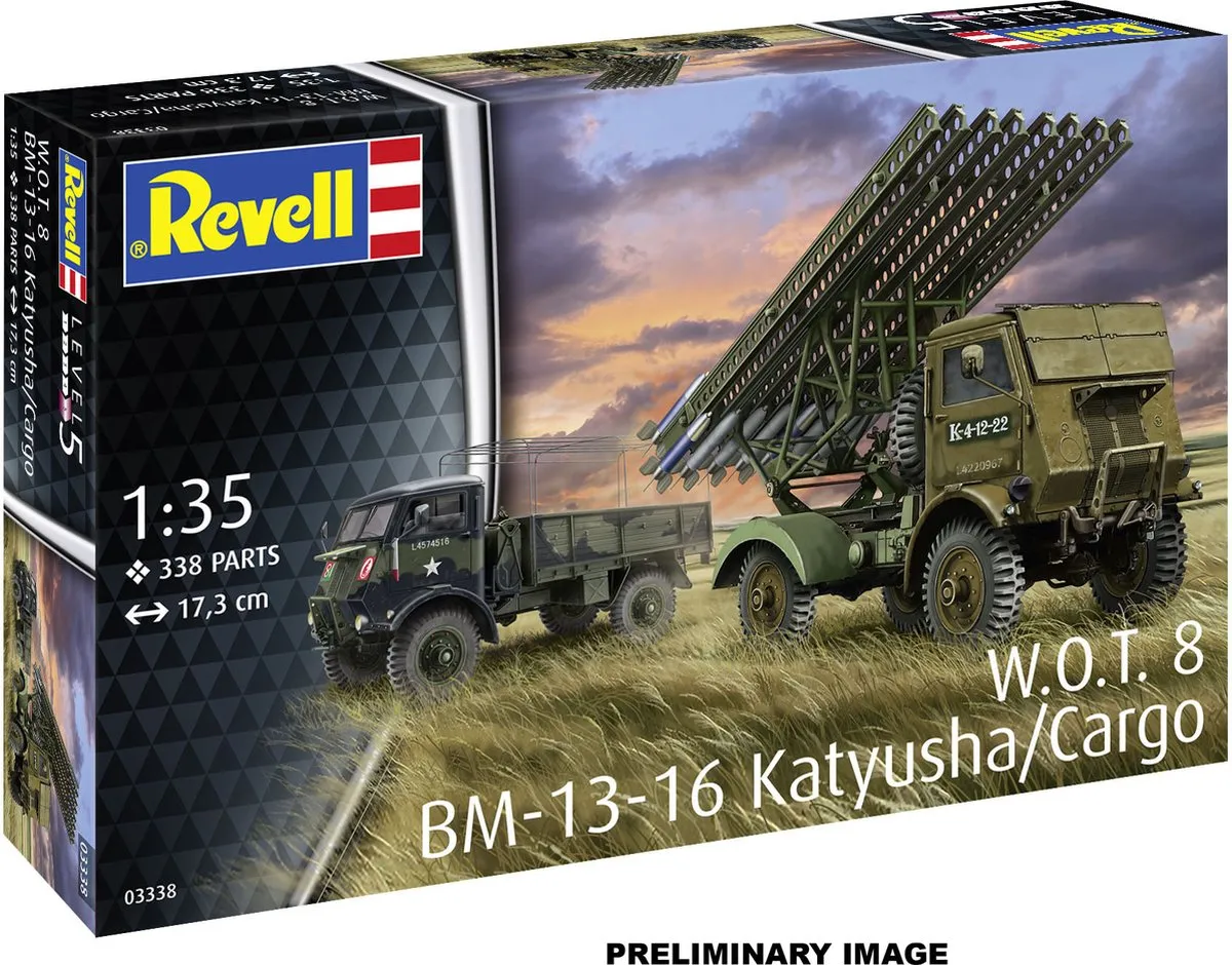 Revell 63338 Fordson BM-13-16 WOT8 Katyusha Modelbouwpakket