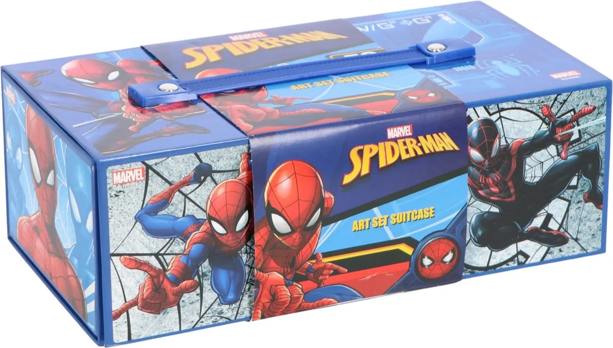 Disney Spiderman Kleurdoos met Lade - Multi Colour
