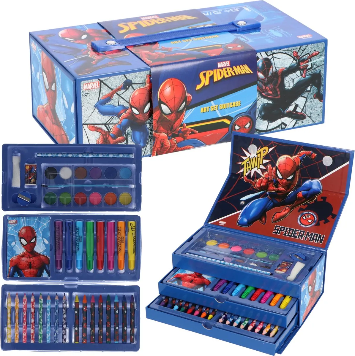 Disney Spiderman Kleurdoos met Lade