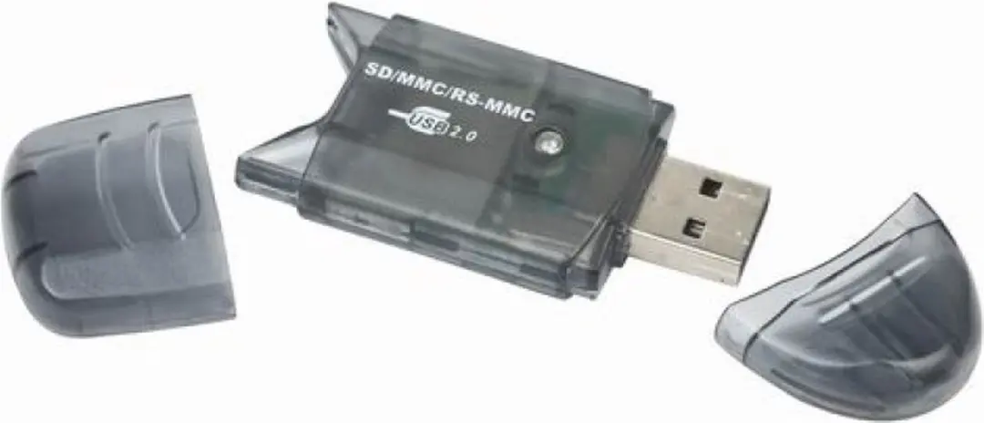 Gembird FD2-SD-1 USB Mini Kaartlezer - Zwart