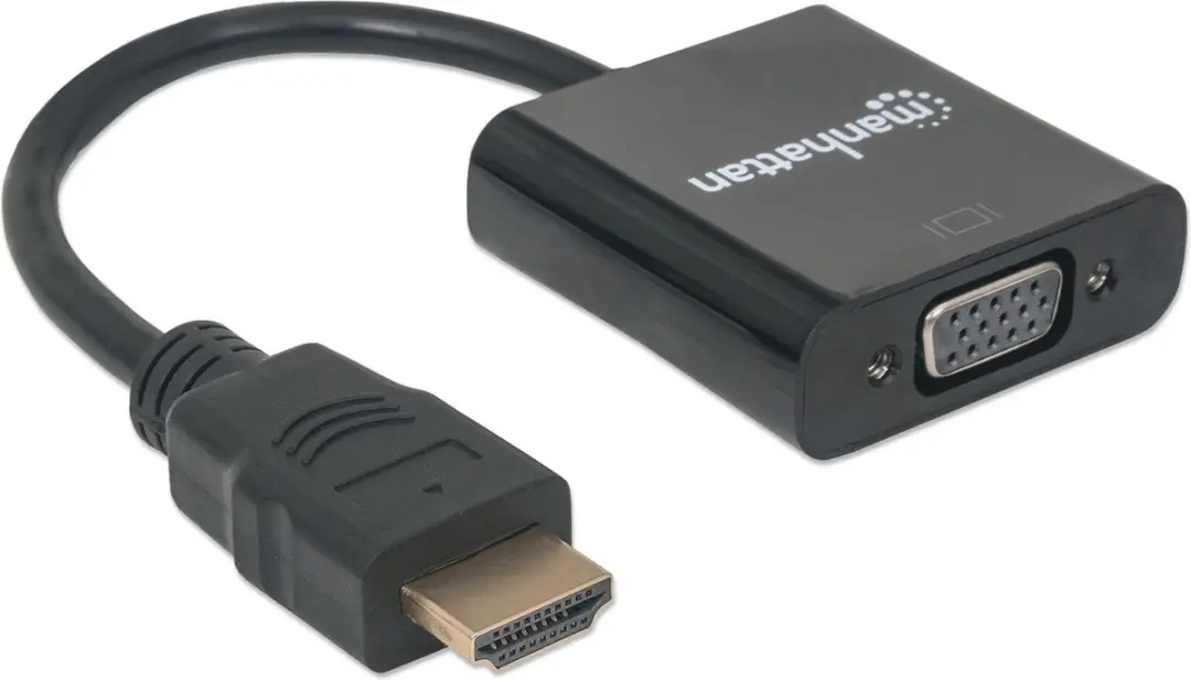 Manhattan 151467 HDMI naar VGA Adapter - Zwart - afbeelding 6 van 6