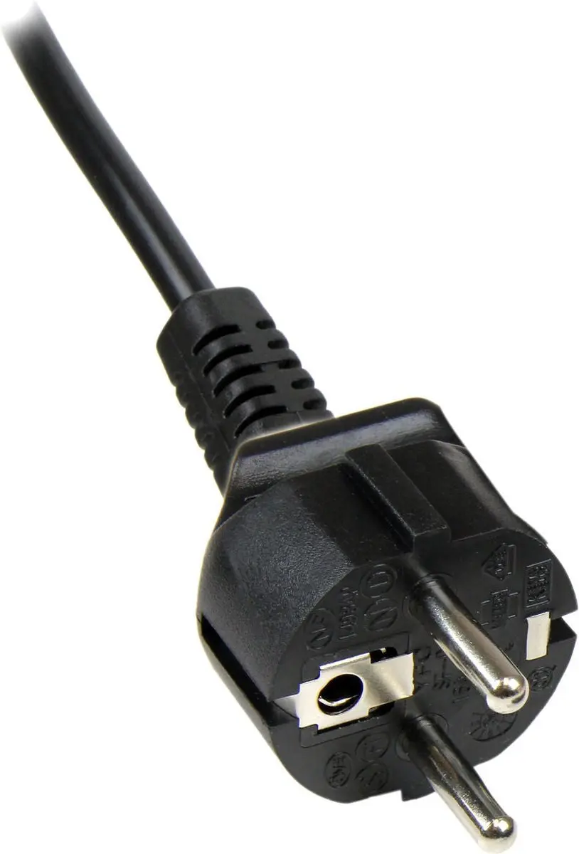 Startech 753E-3M-POWER-LEAD Stroomkabel - 3m - Zwart - afbeelding 5 van 6