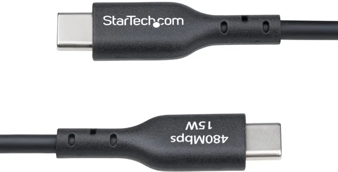 Startech USB2AC1MNC USB-A naar USB-C Laadkabel 3A - 1m - Zwart - afbeelding 6 van 6