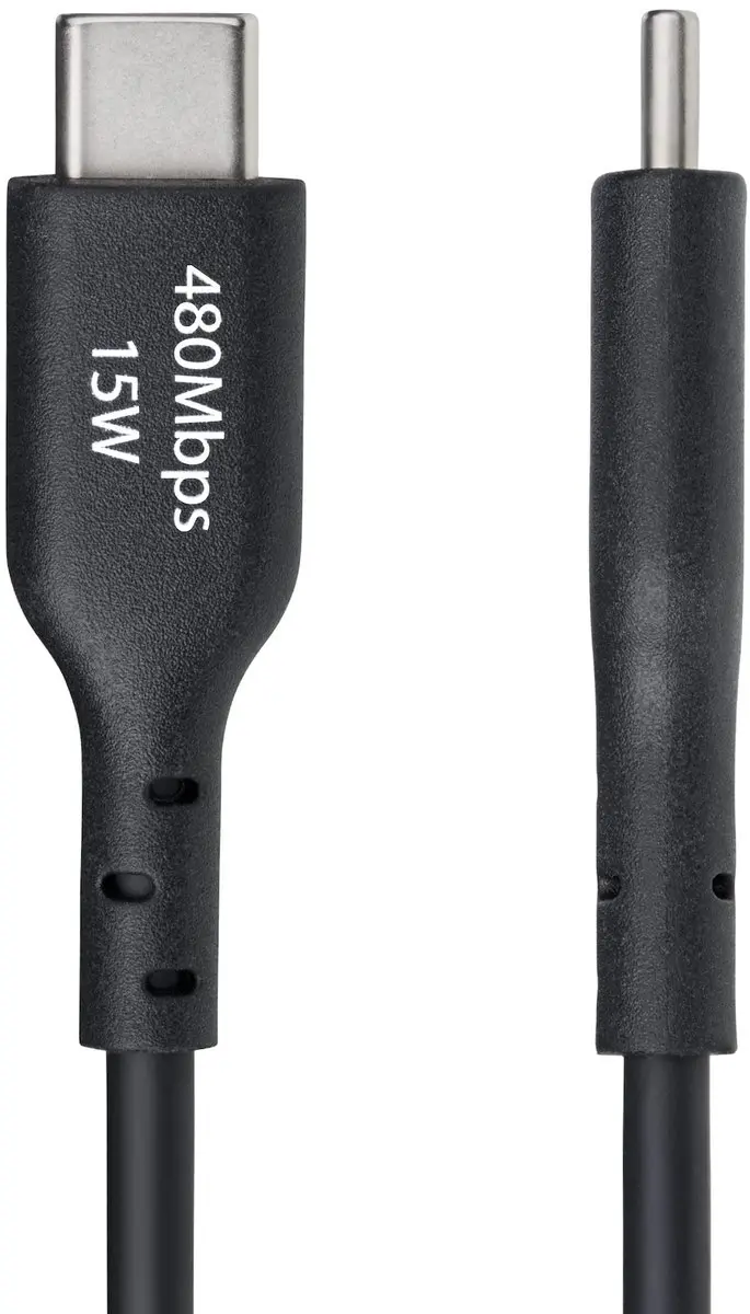 Startech USB2AC1MNC USB-A naar USB-C Laadkabel 3A - 1m - Zwart - afbeelding 4 van 6