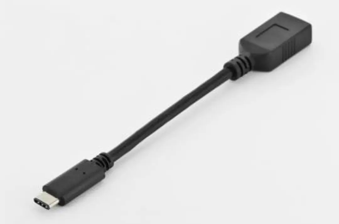 Digitus AK-300315-001-S USB 3.0 Adapter - USB-A naar USB-C - Zwart - afbeelding 6 van 6