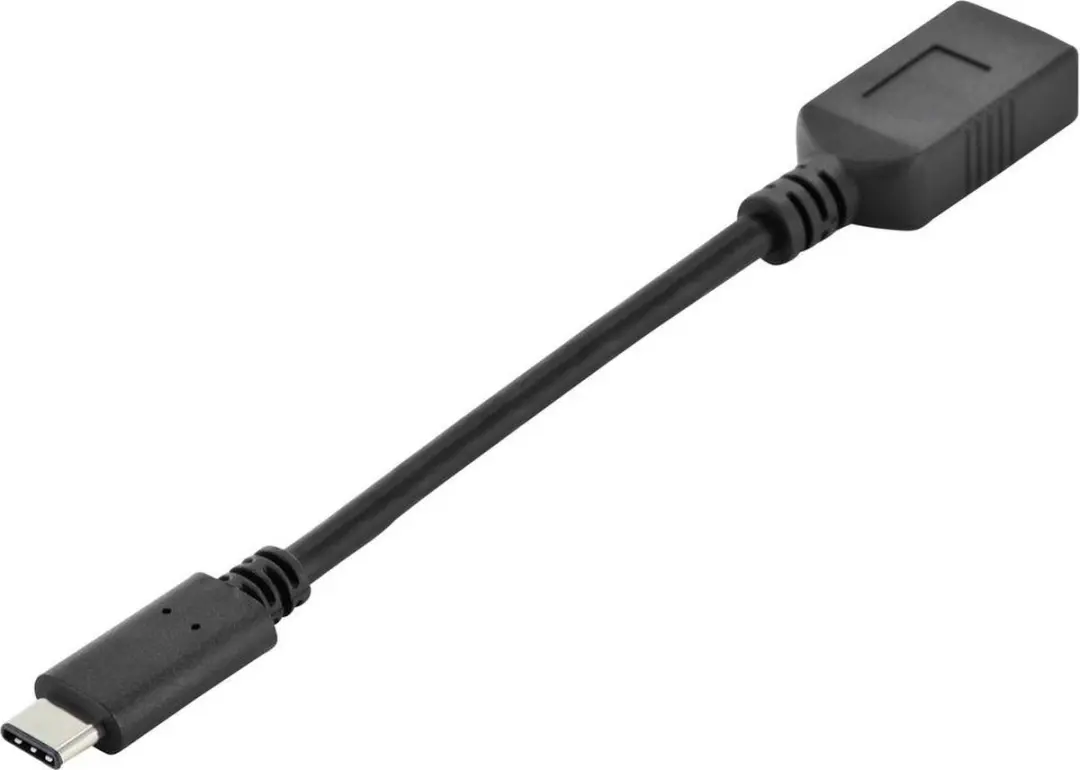 Digitus AK-300315-001-S USB 3.0 Adapter - USB-A naar USB-C - Zwart