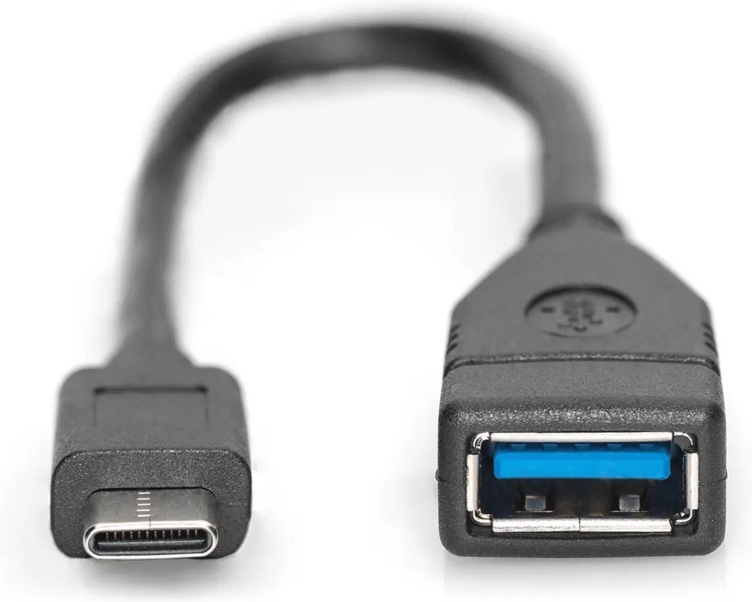 Digitus AK-300315-001-S USB 3.0 Adapter - USB-A naar USB-C - Zwart