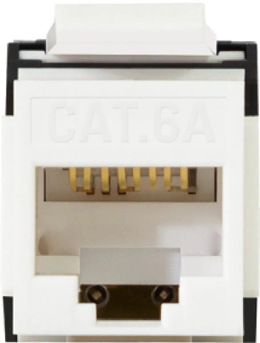 Logilink NK4066 Keystonemodule - Zwart/Wit