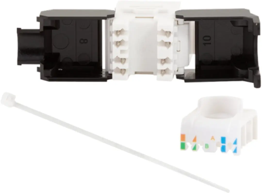Logilink NK4066 Keystonemodule - Zwart/Wit