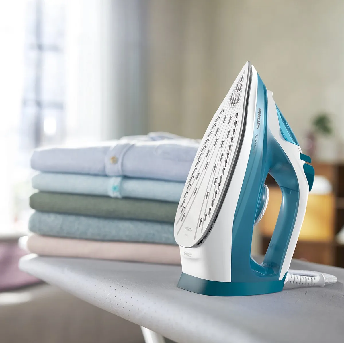 Philips Stoomstrijkijzer DST3011/20 3000 Series - Verticaal - Blauw - afbeelding 6 van 6