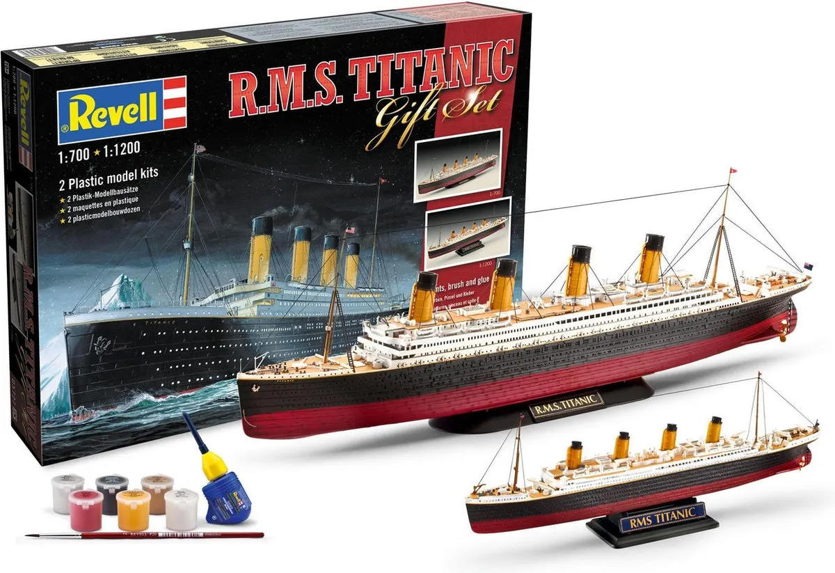Revell RMS Titanic Modelbouwpakket 1:700 - 172 Onderdelen - Multi